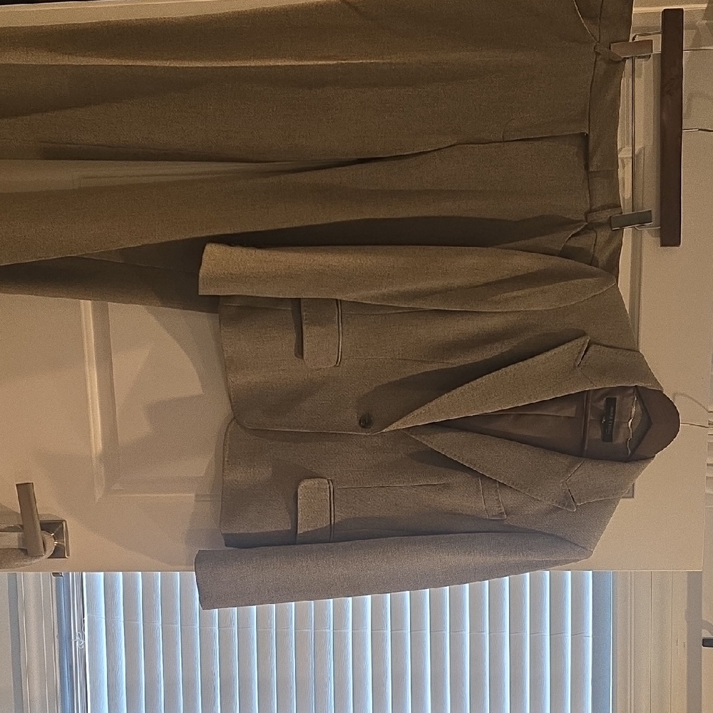 Anne Klein Tan Blazer and Pants Set